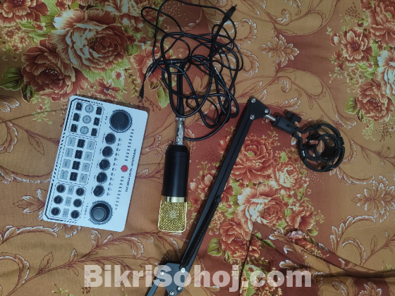 X50সাউন্ড কার্ড সহ মাইক্রোফোন সেটআপ